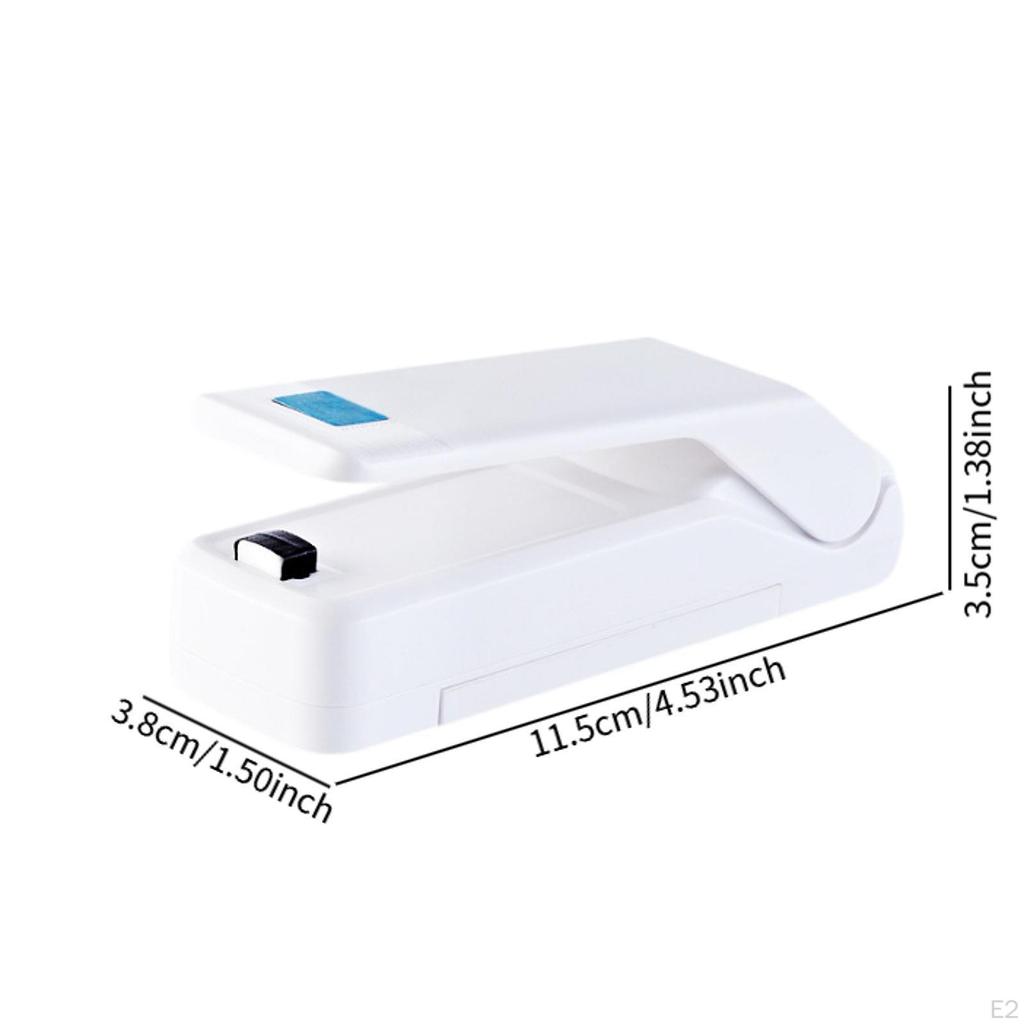 Kleiner Beutelversiegler Chip Tragbar Manuelle Presse Wiederaufladbar, Heißsiegeln und Schneider, für