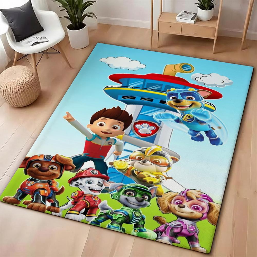 Paw Patrol Rescue Mission Indoor Rug Soft Nonslip Carpet For Living Room Hallway Balcony Home Decor Great Holiday Gift
