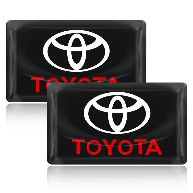 Car Styling 3D Epoxidové Samolepky na Dekoraci Palubní Desky Volantu Auta Pro Toyota Chr Corolla Yaris Rav4 E150 E120 Land Cruiser
