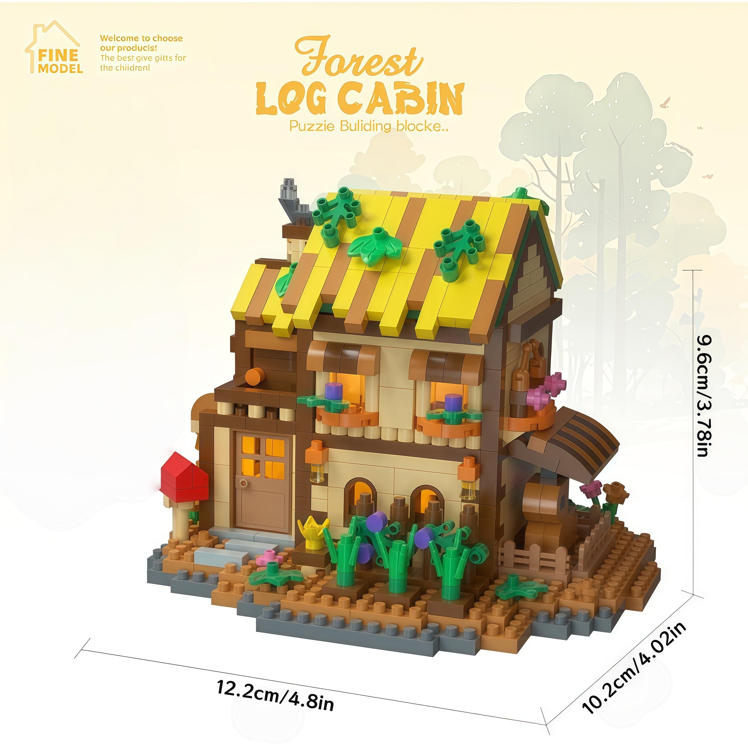 The main tree house in the secret forest building building block ornaments