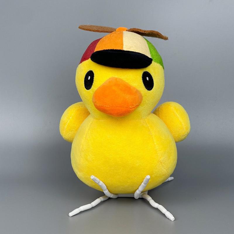 Cappello che indossa Timmy Paperella Gialla Peluche Bambola Carina Bambola Bambola