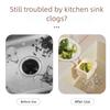 2 In 1 Sink Hanging Strainer Basket Creative Detachable Kitchen Garbage Filter Openable Bottom Cover Self-Cleaning