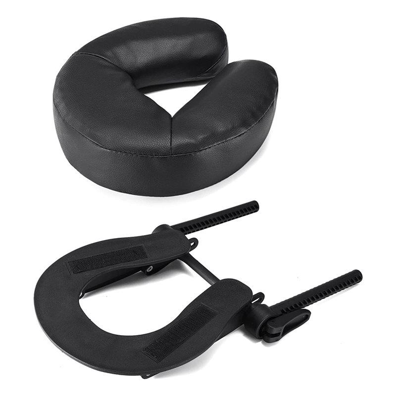 HHO-Adjustable Massage Chair Spa Bed Headrest& Face Pillow Support Universal Massage Table Face Cradle& Cushion
