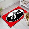 SC Freiburg Pattern Rug Floor Mat for Living Room or Bedroom Soft and Comfortable Carpet a Gift for Birthday and Holiday.