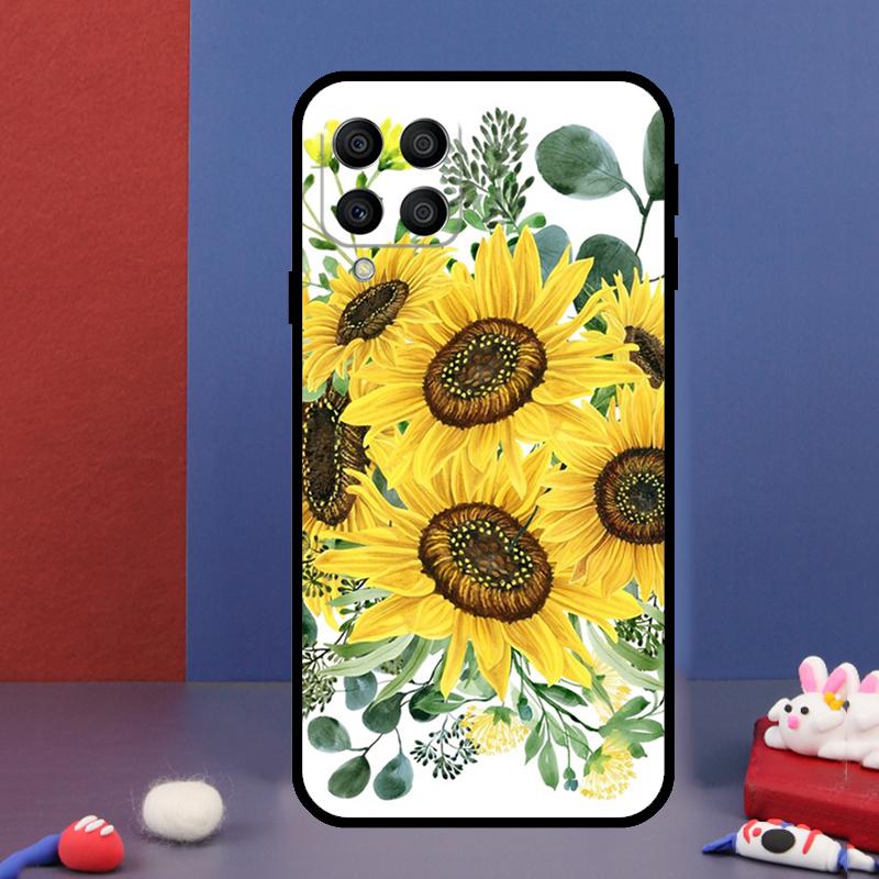 Summer Daisy Sunflower Floral For Samsung Galaxy M12 M13 M33 M23 M53 M15 M55 M31 M51 M14 M34 M54 M20 M32 M52 Phone Case