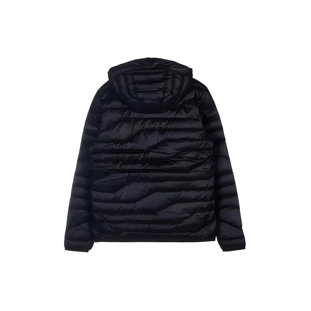 J.Lindeberg Solid Color Hooded Zip Long Sleeve Cotton Jacket Women jackets Black AWOW06738-9999