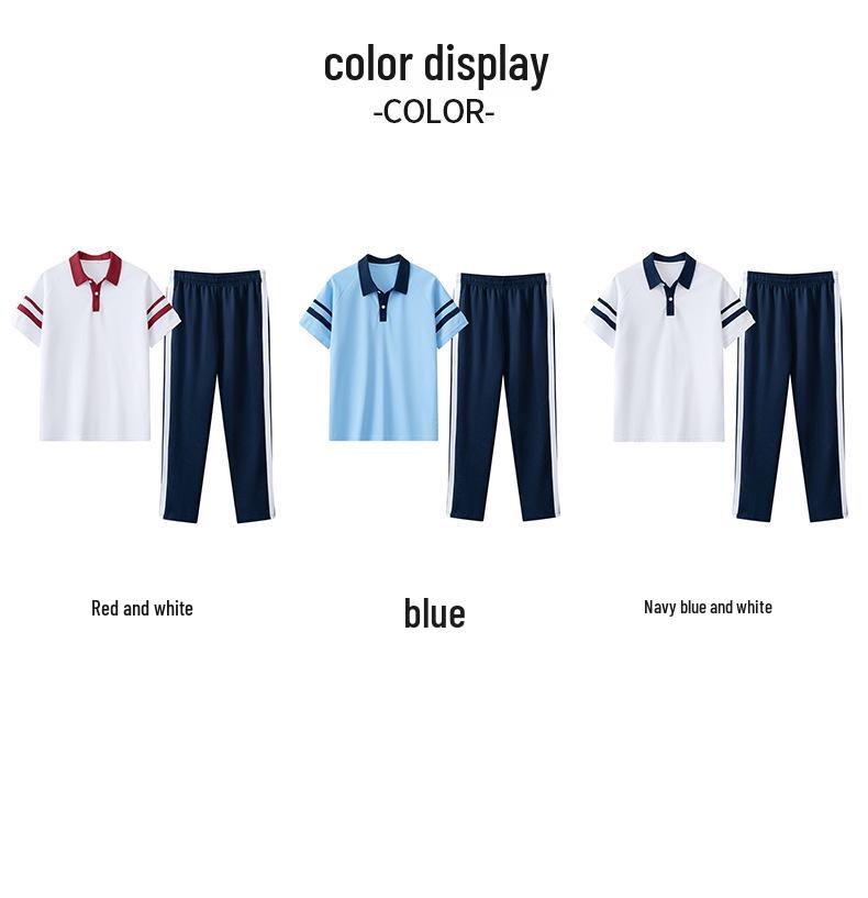 Summer Junior & High School Student Sports Uniform Set