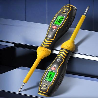 Digitaler Messstift Spannungs- stromführender Leiter Detektor NCV Spannungsprüfer Stift mit Summeralarm Auto-Off Hintergrundbeleuchteter Bildschirm