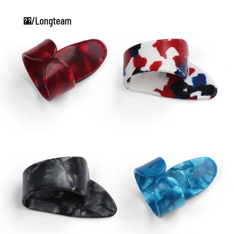 Celluloid Finger Picks & Nail Guards for Fingerstyle Guitar Index Finger Pick