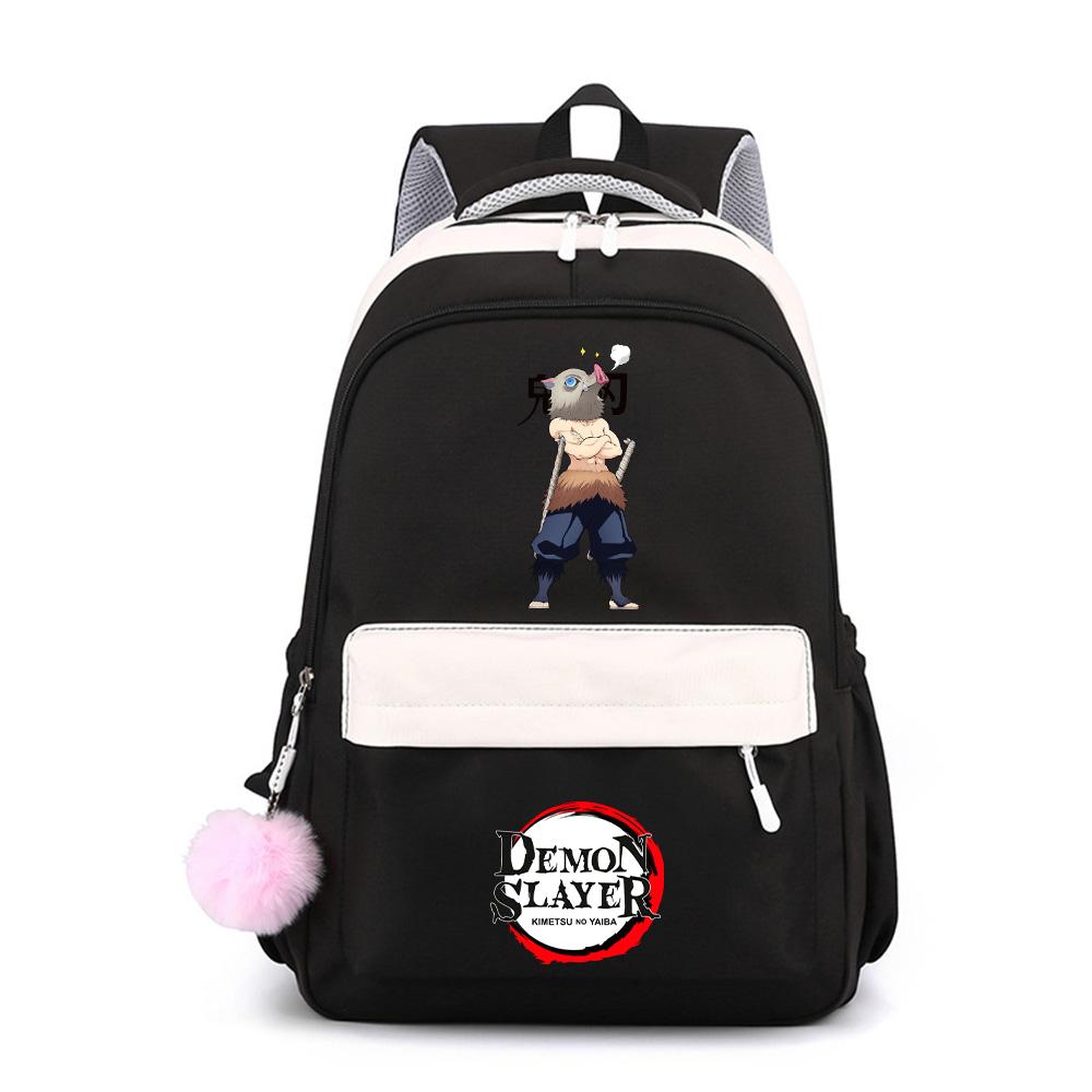 Anime Demon Slayer Printed Large Capacity Waterproof Backpack for Teenger Student Schoolbag Bookbag Gift Travel Bag