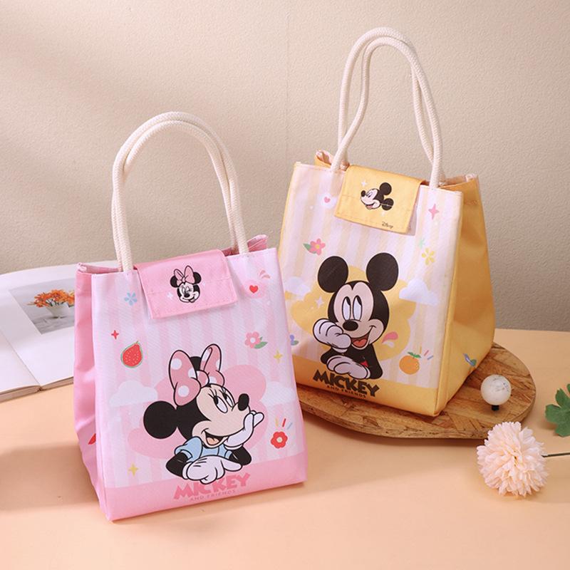 Disney Mickey Serie Geïsoleerde Cartoon Tas Draagbare Lunchtas voor School – Leuke Verdikte Thermische Tas voor Kamperen