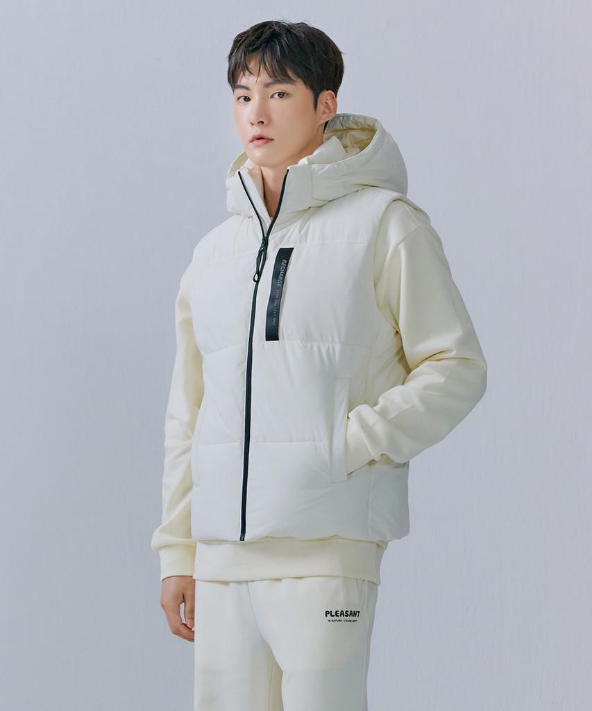 Chasecult Men'S Air Volume Hooded Vest-Cfrk7312C05