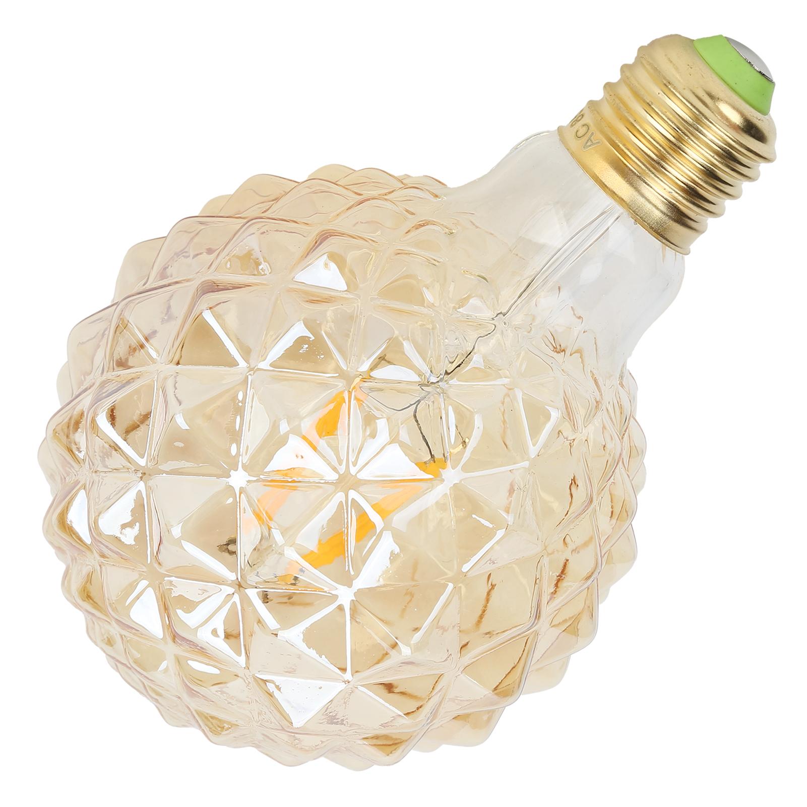

G95 Retro Bulb E27 Unique Shape Vintage Filament Lamp Bulb 4W 220V 360lm Warm Light золотой