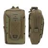 Molle Beutel Tasche Militärisch Outdoor Weste Pack Tasche Handyhülle Jagd EDC Werkzeugtasche für Wandern Angeln Grün