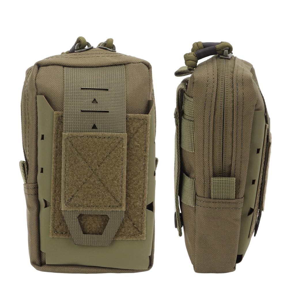 Molle Beutel Tasche Militärisch Outdoor Weste Pack Tasche Handyhülle Jagd EDC Werkzeugtasche für Wandern Angeln Grün