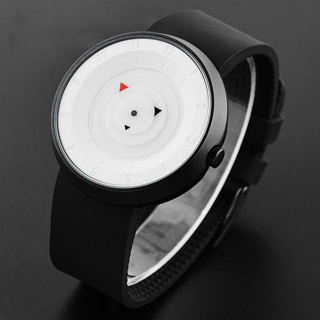 

Модные мужские роскошные аналоговые кварцевые спортивные наручные часы из нержавеющей стали One Size белый