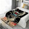 M-Mazinger Z Robot Throw Thick Flannel Blanket Lightweight Warm Cozy Skin-Friendly Throw for Sofa Bed Office Winter Use