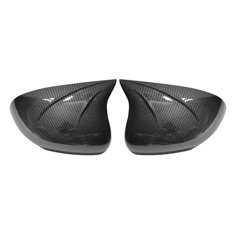 For Mercedes A-Class A180 2019-2025 Carbon Fiber Look Side Mirror Cover ABS Carbon Fiber Look Car Exterior Accessories