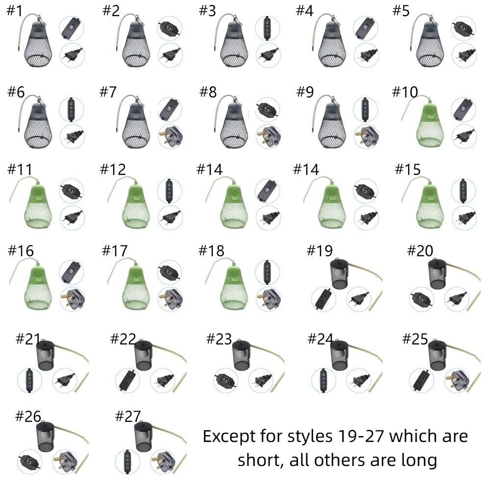 Iron Mesh Dome Pet Heating Lampshade Double Cage Anti-scald Lampshade  Aquarium