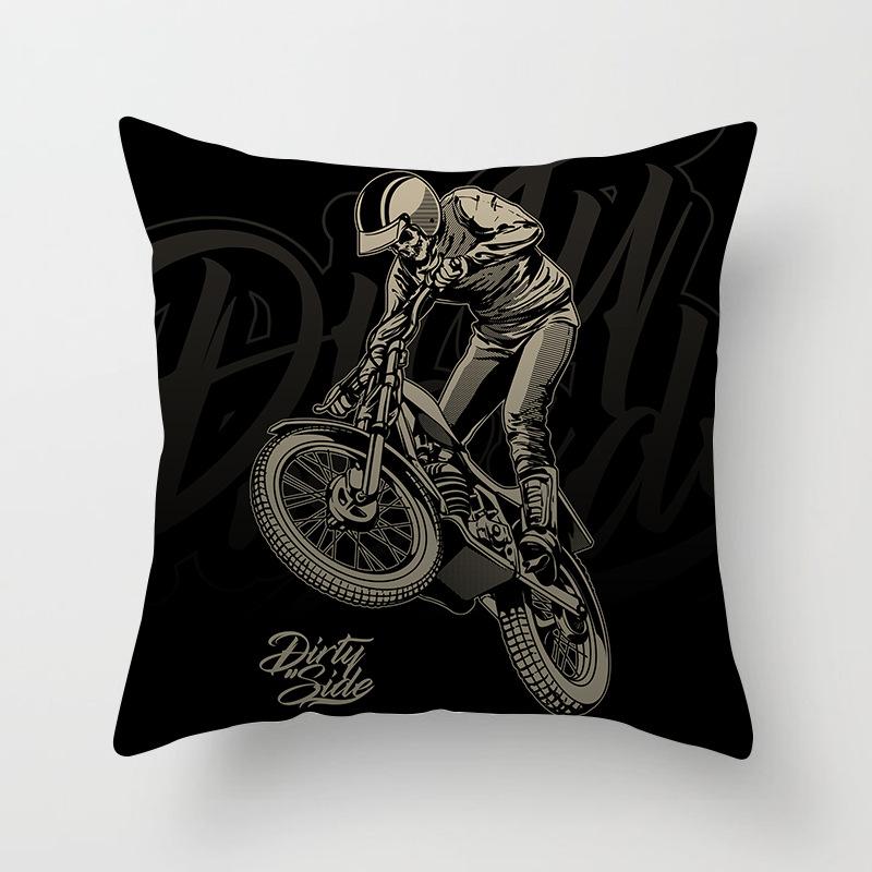 Japanese Ninja Character Digital Single-sided Printing Sofa Pillow Cushion Cover Home