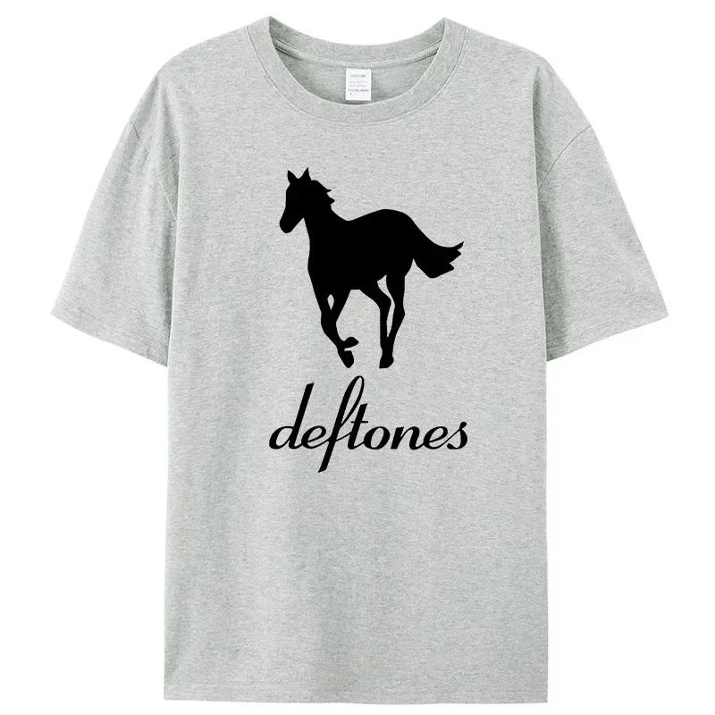 Nový Deftones Merch Chino Moreno Diamond Pánské bavlněné tričko Volné a pohodlné Pánské Harajuku Top Streetwear Pánské oblečení