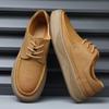 Mens Shoes Fashion Leather Breathable and Versatile Thick Soled Fashionable Casual Leather Shoes for Men Designer Shoes Men