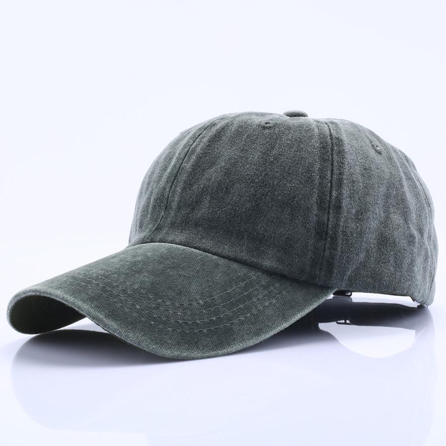 Retro Distressed Washed Unisex Baseball Cap - Soft Brim Sun Protection Hat