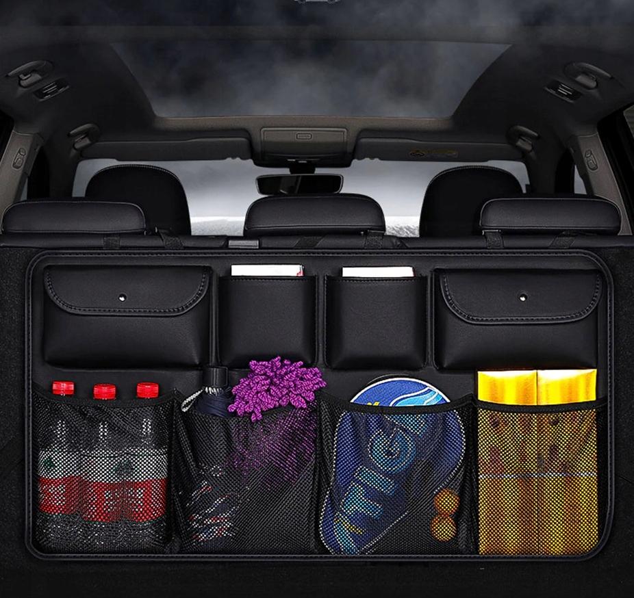 Leather Car Organizer for Car Backseat