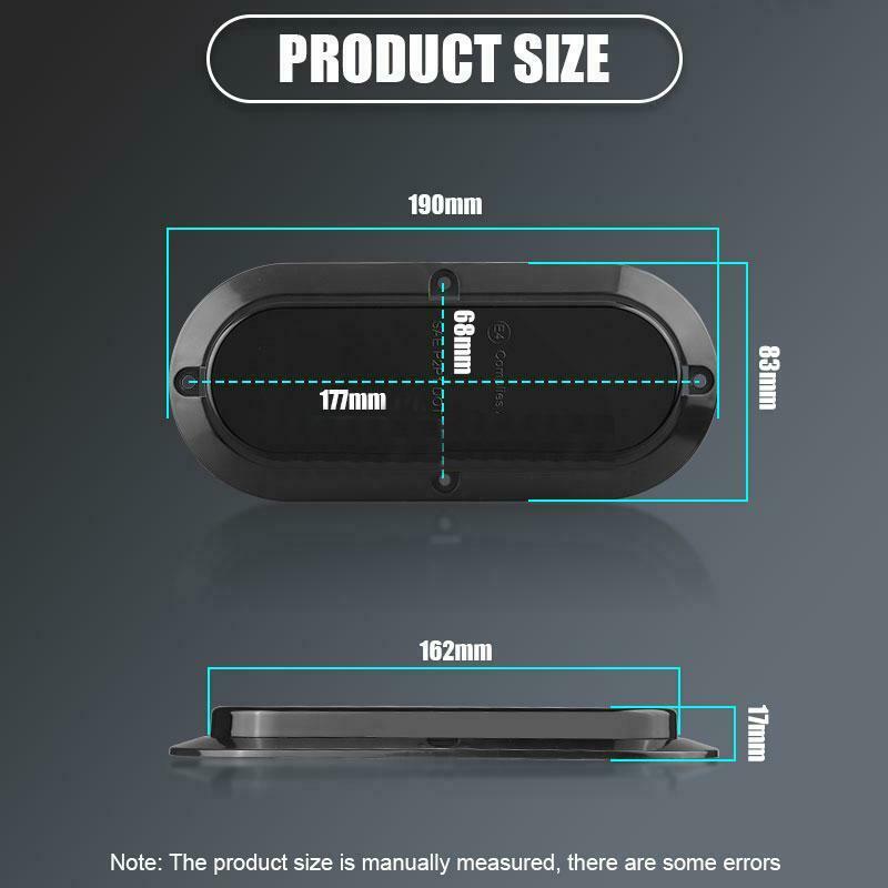 

2Pcs 12/24V LED DRL Tail Light Trailer Truck Caravan Taillight Flowing Turn Signal Light Rear Reverse Brake Stop Indicator Lamp червоний