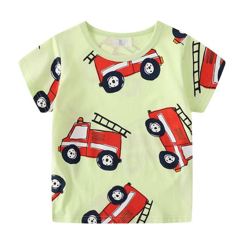 Dinosaur Summer Baby and Infant 3-Year-Old Round Neck Short-Sleeved T-shirt