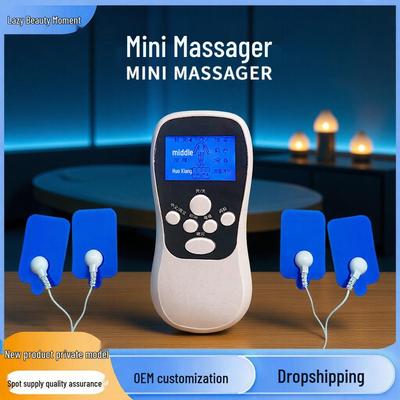Low-Frequency Pulse Microcurrent Electrotherapy Massager for Full-Body Meridian Dredging and Physiotherapy