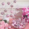 Heart Ornament Heart Baubles Hanging Ornament for Valentine Day Decors Mother Day Christmas Tree Wedding Party Decoration