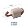 1 Pcs Squirrel Hook Viscose Hook Free Punch Household Cartoon Cute Decorative Door Key Hook Clothes Hook