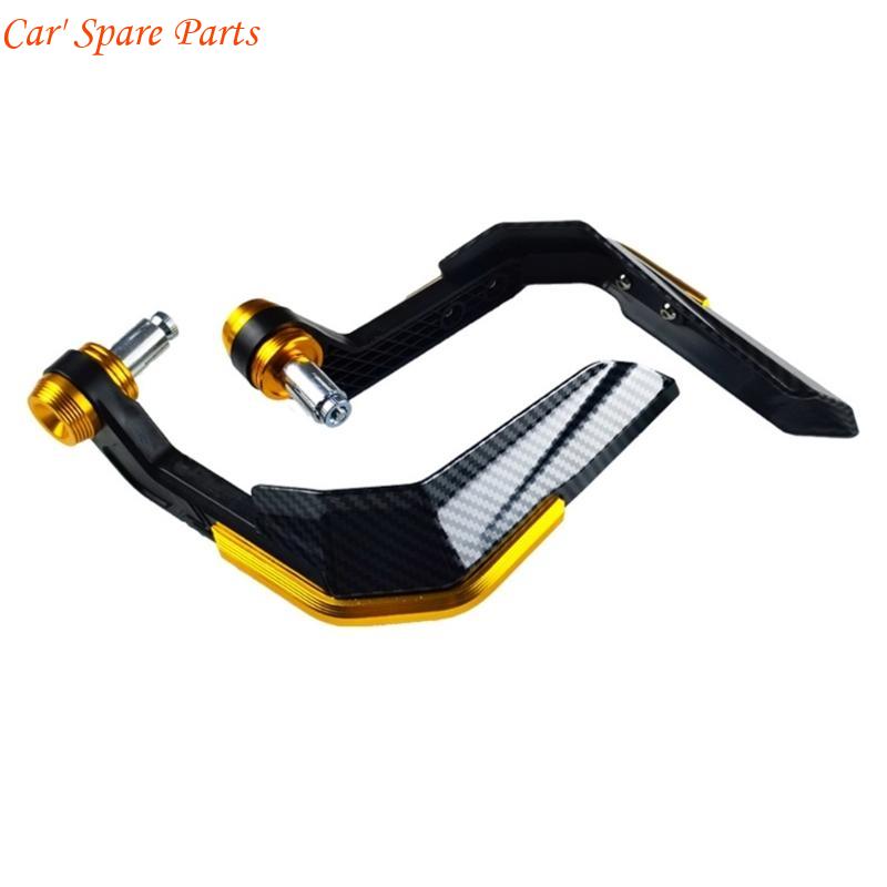 

Y4UA 1 Pair Motorcycle Handguard Handlebar Hand Guard with Mount Bolt Handle for Motocross золотой