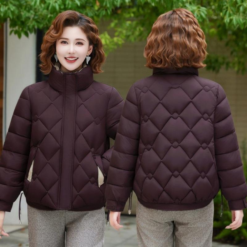 Medium and new winter cotton-padded clothes, short stand-up collar fashion warm cotton-padded clothes, down thickened jackets, cotton-padded jackets.