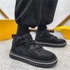 INS Style Men's Skateboard Shoes Streetwear High Top Platform Sneakers Men Fashion Lace-up Outdoor Men Skate Board Shoes