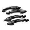 4X Black Outside Exterior Door Handle Set for BMW 5 6 7 Series F07 F10 F11 F06 F12 F13 F01 F02 51217231931 51217231934