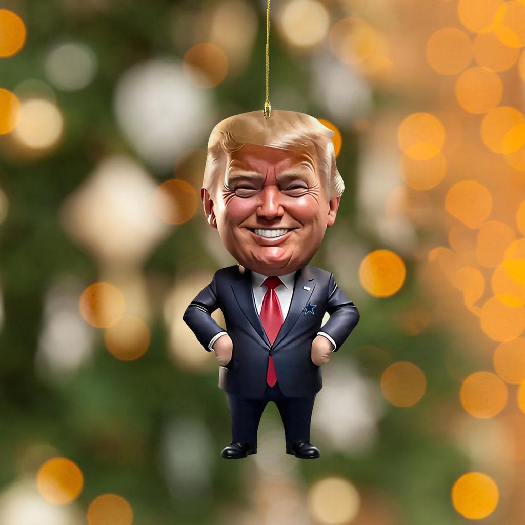 Cartoon Box Horse Pendant Popular Series Chain Christmas Tree Pendant Gift Christmas Decoration