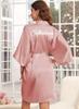 Set of 2 Robes Bride Bridesmaid Wedding Gift Bachelorette Party [Wp-Sz-Z1]