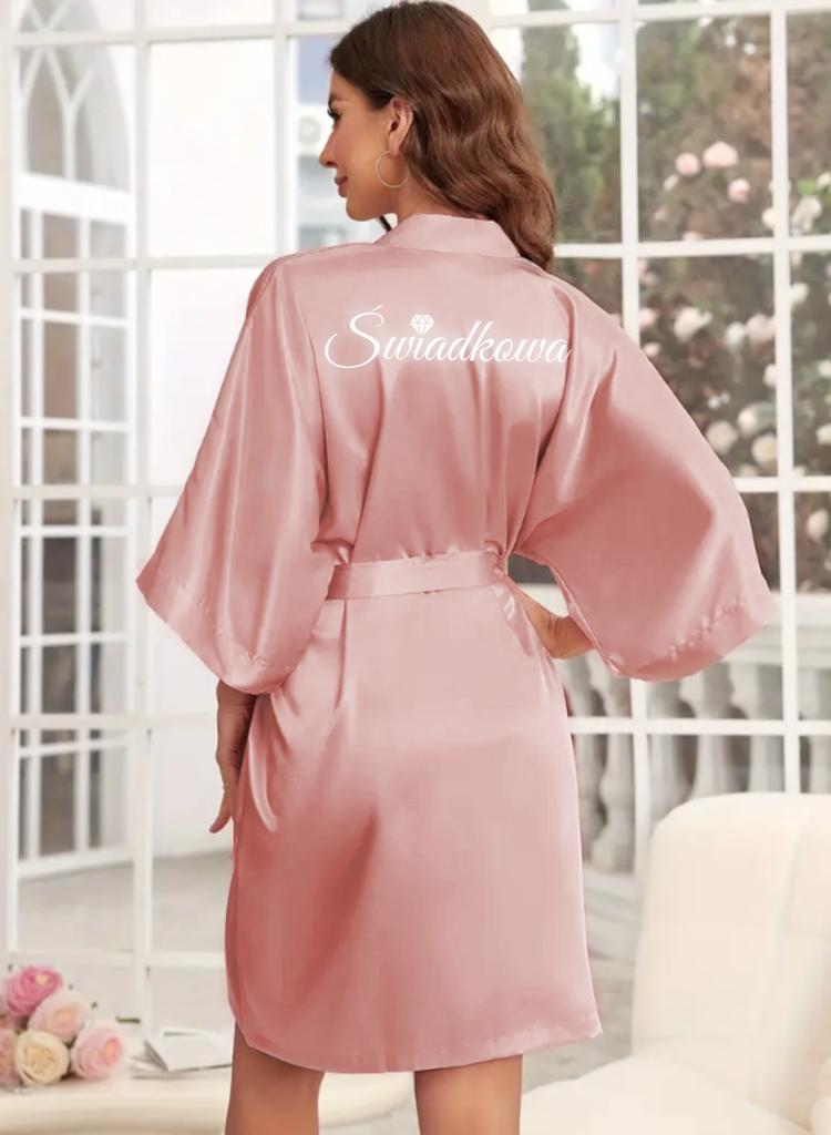 Set of 2 Robes Bride Bridesmaid Wedding Gift Bachelorette Party [Wp-Sz-Z1]