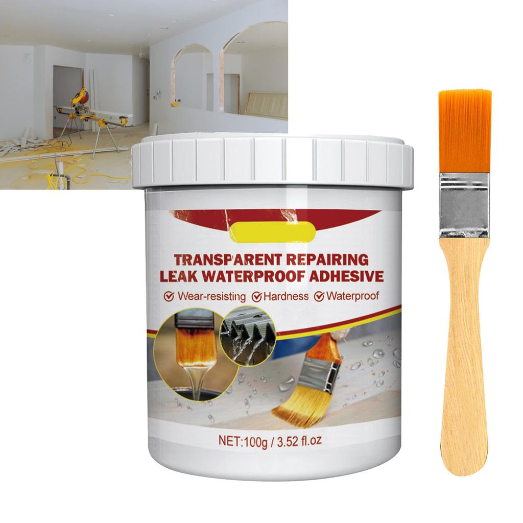 Transparent Waterproof Coating Agent Leak Proof Insulating Rebrushed Shiny Sealant for Floor