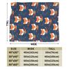 Süße Fuchs Flanelldecke Kinder Erwachsene Warm Weich Bettwäsche Decken Winter Wohnzimmer Tagesdecke Sofa Bettbezug