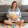 Easter Pillowcase, 17.71 17.71 Inches, Winter Holiday Theme, Sofa Cushion Cover.