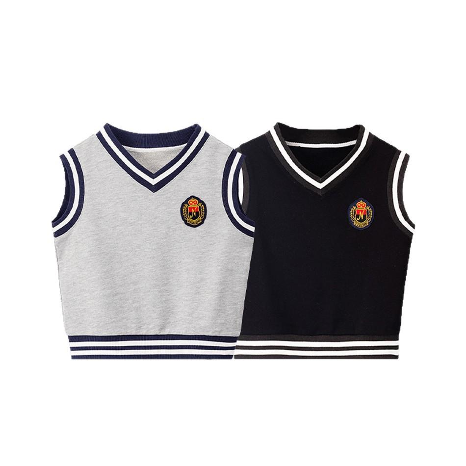 Boys' College Style Sleeveless Toddler Vest - Spring/Autumn Wear