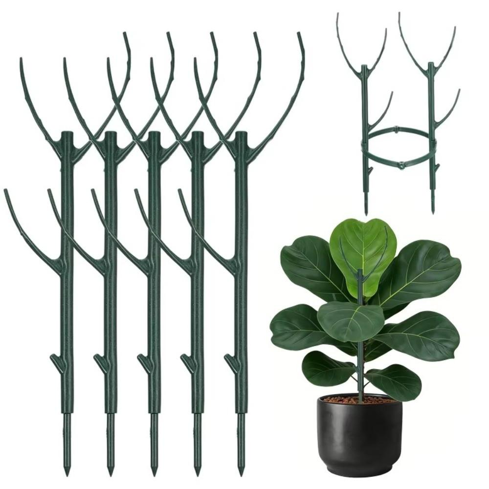 Flower Pot Trellis Plant Support Pile Plastic Bonsai Fixing Rod Flower Support Rack Greenhouse