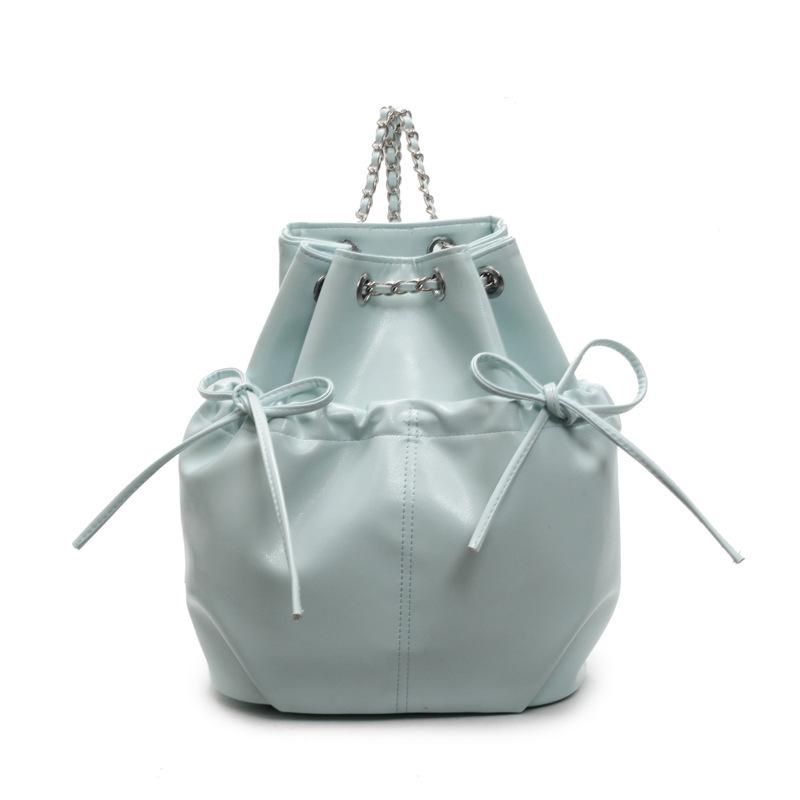 Chain Backpack Women's Shoulder Bag Multi-function Bucket Bag