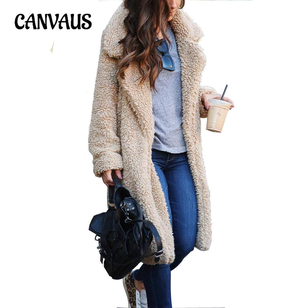 

Осенне-зимнее женское пальто с длинным рукавом с лацканом женские плюшевые топы куртка