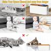 Cord Organizer Box to Hide Surge Protector on Desk or Floor Charger Socket Network Line Storage Bin