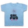 Grl Pwr Feminist Slogan Girl Power Womens Rights Kids Childs T-Shirt