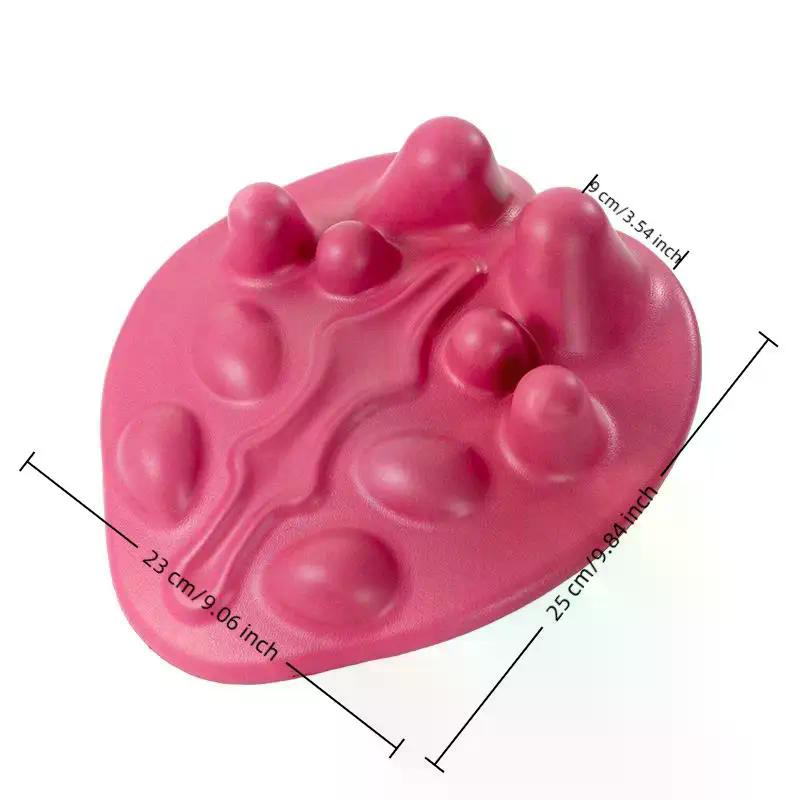 Cervical Acupressure Massager Ergonomic Neck Massage Pad Dredging Acupuncture Point Back Massage Pillow Relieve Low Back Pain